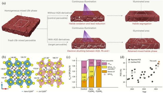 钙钛矿/有机叠层相关实验数据